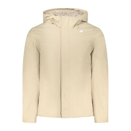 K-WAY Beige Polyester Men Jacket