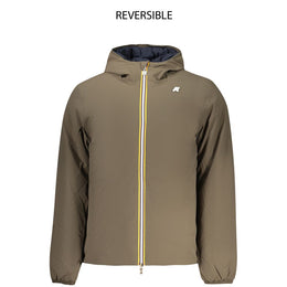 K-WAY Green Nylon Men Reversible Jacket