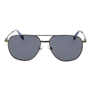 Hackett Gray Metal Sunglasses