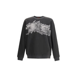 Diesel Black Cotton Sweatshirt