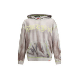 Diesel Gray Cotton Sweatshirt