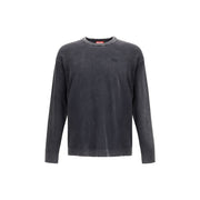 Diesel Gray Cotton Sweatshirt