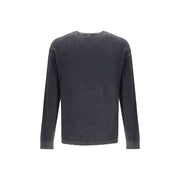 Diesel Gray Cotton Sweatshirt