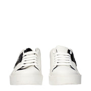 Philipp Plein White Leather Sneakers