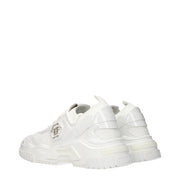 Philipp Plein White Fabric Chunky Sneakers