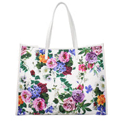 Dolce & Gabbana White Fabric Shoulder Bag