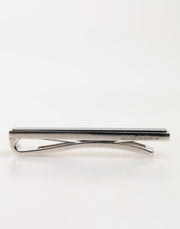 Dolce & Gabbana Silver Tone Brass Logo Branded Men Accessory Tie Clip Bar