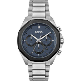 Hugo Boss Gray Stainless Steel Dress Watch