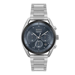 Hugo Boss Gray Stainless Steel Dress Watch
