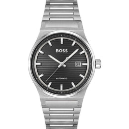 Hugo Boss Gray Stainless Steel Dress Watch