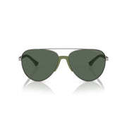 Emporio Armani Gray Metal Sunglasses