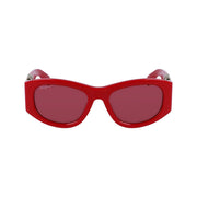 Ferragamo Red Acetate Sunglasses