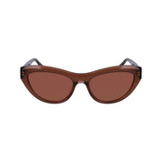 Ferragamo Brown Acetate Sunglasses