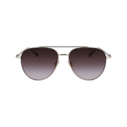 Ferragamo Gold Metal Sunglasses