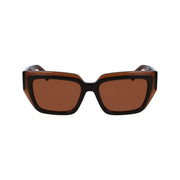 Ferragamo Brown Acetate Sunglasses