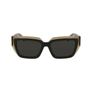 Ferragamo Green Acetate Sunglasses