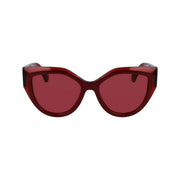 Ferragamo Red Acetate Sunglasses