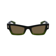 Ferragamo Green Acetate Sunglasses