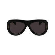 Ferragamo Black Acetate Sunglasses
