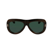 Ferragamo Green Acetate Sunglasses