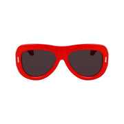Ferragamo Red Acetate Sunglasses