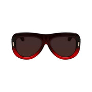 Ferragamo Red Acetate Sunglasses