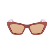 Ferragamo Brown Acetate Sunglasses