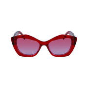 Karl Lagerfeld Red Acetate Sunglasses