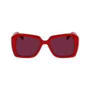 Karl Lagerfeld Red Injected Sunglasses