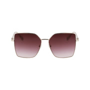 Longchamp Gold Metal Sunglasses