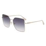 Longchamp Gold Metal Sunglasses