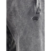 Diesel Gray Cotton Casual Pants