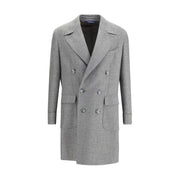 Gi Capri Gray Fleece Wool Coat
