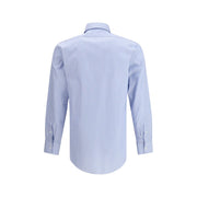 Margiela Blue Cotton Pattern Shirt