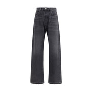 Margiela Black Cotton High-Waisted Jean