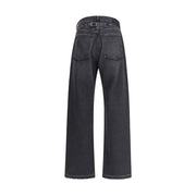 Margiela Black Cotton High-Waisted Jean