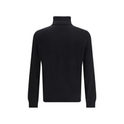 Aragona Cashmere Black Merino Wool Turtleneck