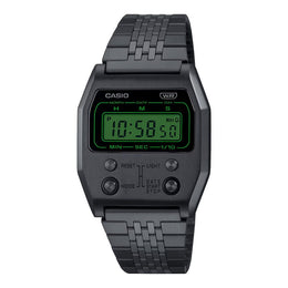 Casio Black Stainless Steel Digital Watch