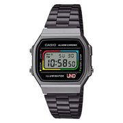 Casio Black Stainless Steel Digital Watch