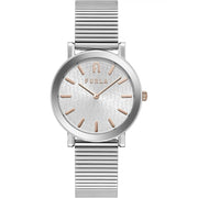 Furla Gray Stainless Steel Dress Watch