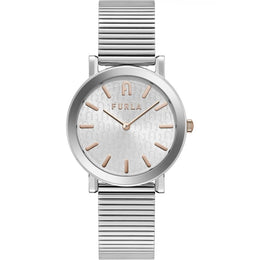 Furla Gray Stainless Steel Dress Watch