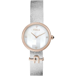Furla Gray Stainless Steel Dress Watch