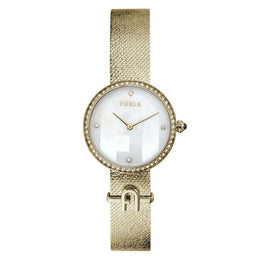Furla Gold Stainless Steel Dress Watch