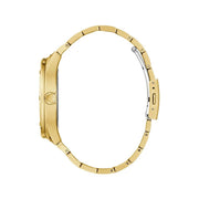 Guess Gold Stainless Steel Dress Watch