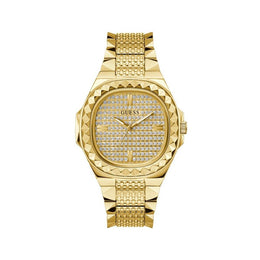 Guess Gold Stainless Steel Dress Watch