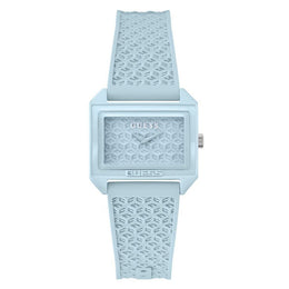 Guess Blue Synthetic Dress Watch