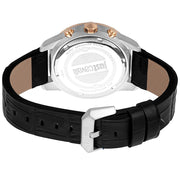 Just Cavalli Black Leather Bracelet Watch