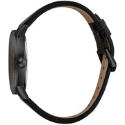 Just Cavalli Black Leather Dress Watch