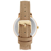 Nine West Brown Leather Dress Watch