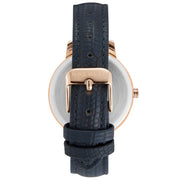 Nine West Blue Leather Dress Watch